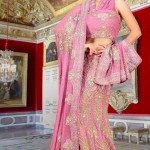 bridal makeup ideas for pink lehenga