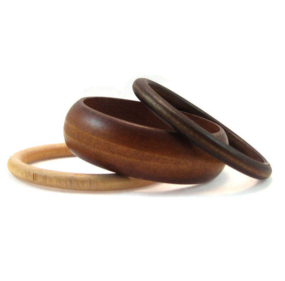 collection of wooden bangles 2014