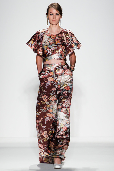 floral printed dress from Zimmermann Spring 2014 Ready-to-Wear colection