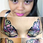 Cute butterfly makeup ideas kids girl for Halloween