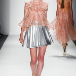 peach like golden color Zimmermann Spring 2014 Ready-to-Wear dress (6)