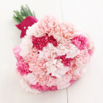 pink and white Bouquets from Real Weddings