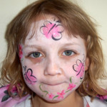 Cute butterfly makeup ideas kids girl for Halloween