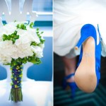 white and green Bouquets from Real Weddings