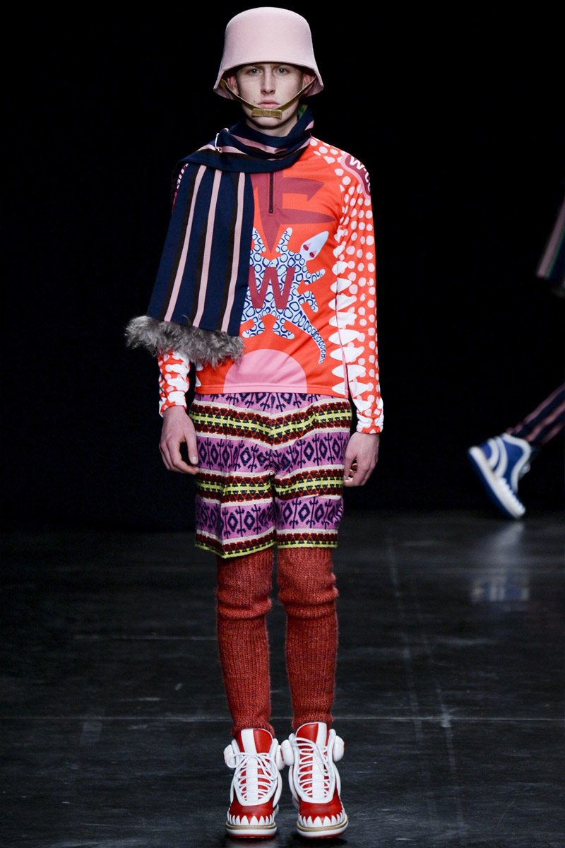 2 2014 Fall Menswear printshirt dress collection Walter Van Beirendonck (4)