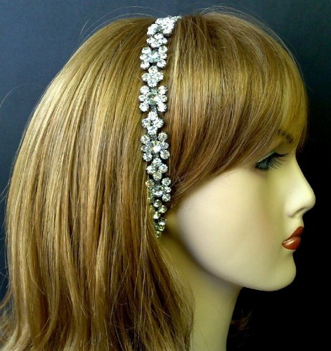 2 amazing Rhinestone girls Halo Headband 2014