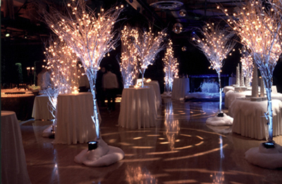 2 ideas Crystal Wedding Tree Decor 2014