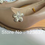 2014 Bridal Shoe Clips Pearl Crystal Rhinestone