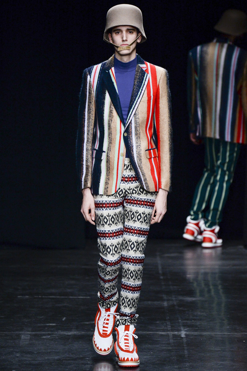 3 2014 Fall Menswear printshirt dress collection Walter Van Beirendonck (5)