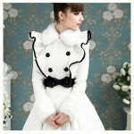 Princess Falbalas Collar Piping Winter Coat Princess Falbalas Collar Piping Winter Coat