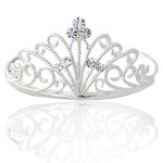 Silver swarovski tiaras for wedding 2014