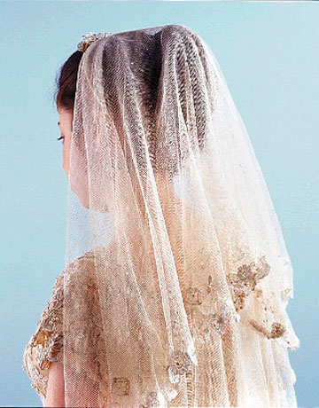 amazing vintage women wedding veil 2014