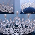 new women silver tiara for bridal 2014 collection