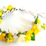 Assortment of Very Dazzling Headpieces Made With Fresh Flowers Assortment of Very Dazzling Headpieces Made With Fresh Flowers