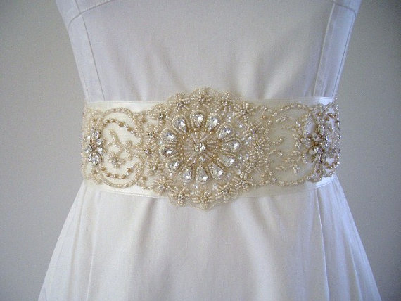 1 beautiful beaded sash 2014 collection