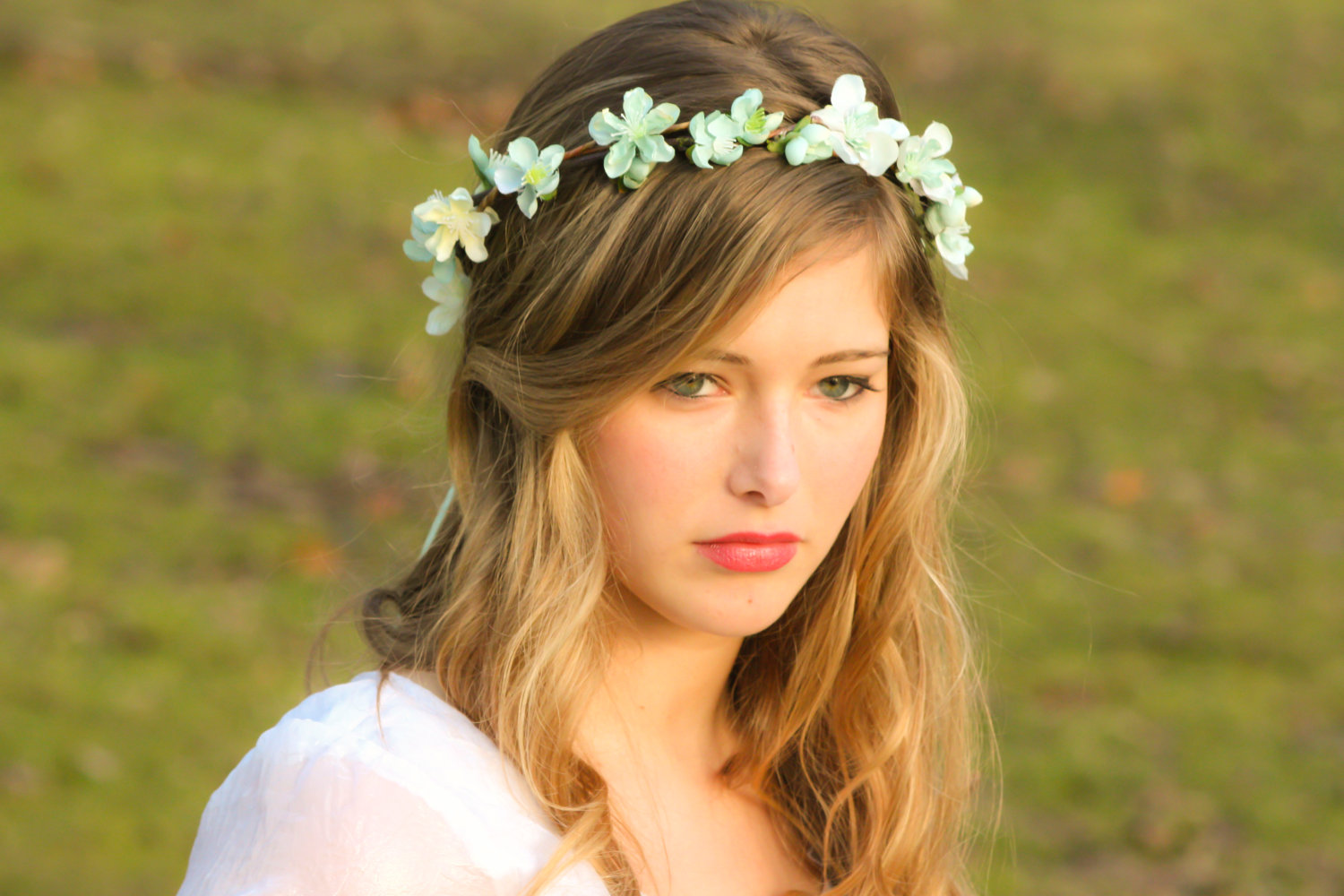 2 beautiful flower headpiece 2014 collection