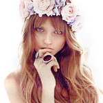 2014 women wear flower headpiece ideas