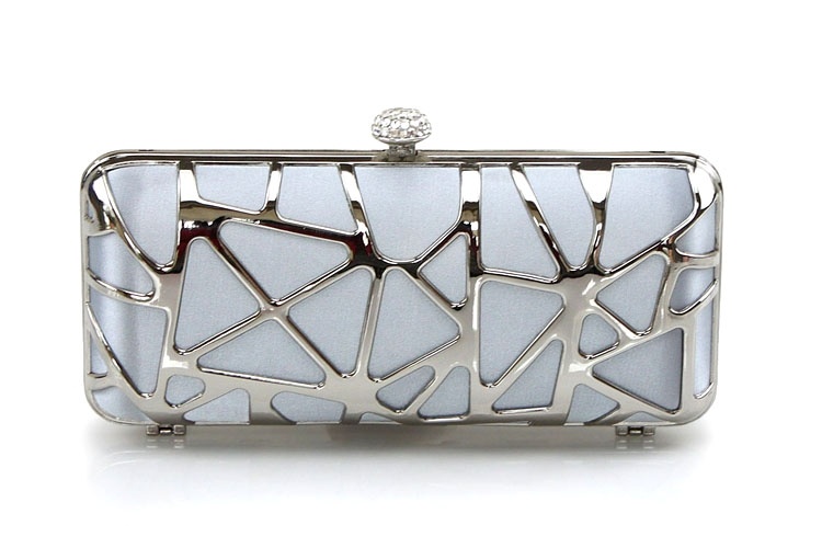5 metallic Party Wear Clutch