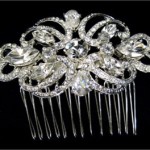 beautiful rhinestone hair comb 2014