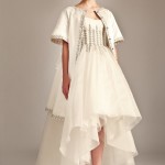 beautiful white color Bridal gown Trends 2014 for girls