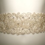 new fashion beaded sash for girls 2014