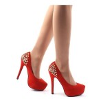 red color women High Heel Shoes Collection for bridal