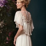 white color Alena Goretskaya 2014 Weddding Dress for girls
