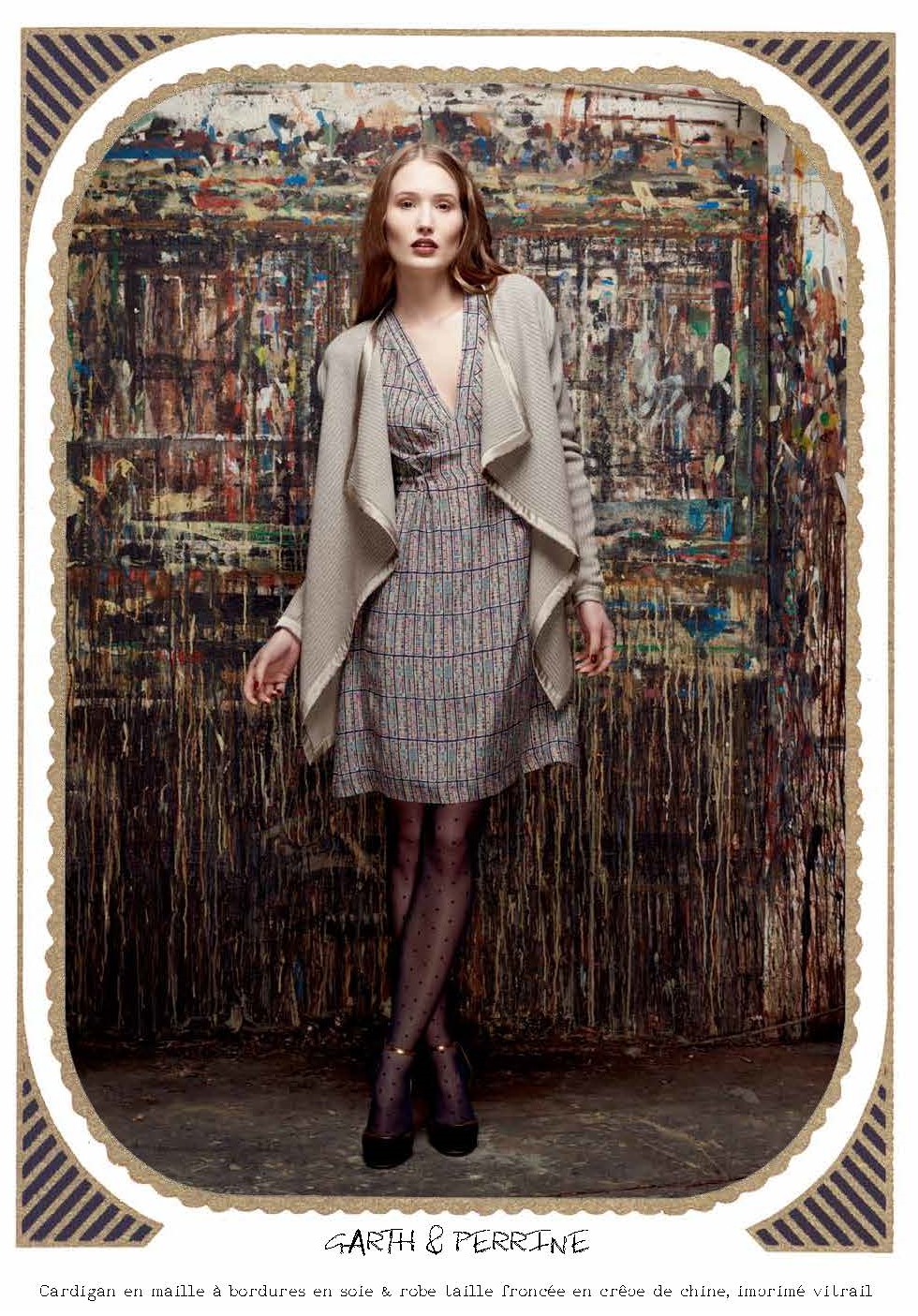 3 new stylish Retro Clothing in Van Bery Fall-Winter 2014 dress ideas