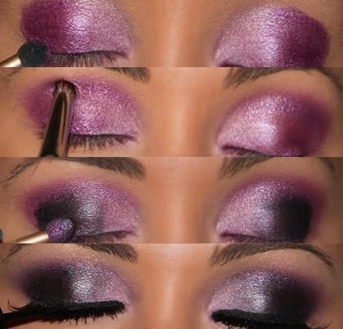 4 amazing Pink And Purple Smokey Eye Makeup For Evening