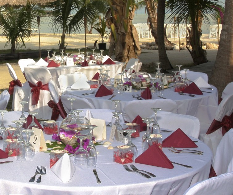 beach wedding table decor collection