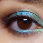 beautiful Bright Turquoise Eye Makeup 2014