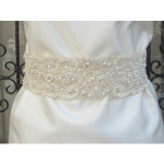 bridal wear Wedding crystal pearl sash belt 2014