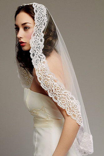 collection Mantilla bridal wedding veil 2014 ideas