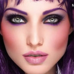 evening Pink And Purple Smokey Eye Makeup