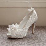 flower style women wear Luxury Bridal Shoes 2014