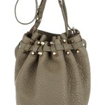 grey color bucket bag for girls 2014