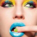 new fashion Candy Colored Eye makeup 2014