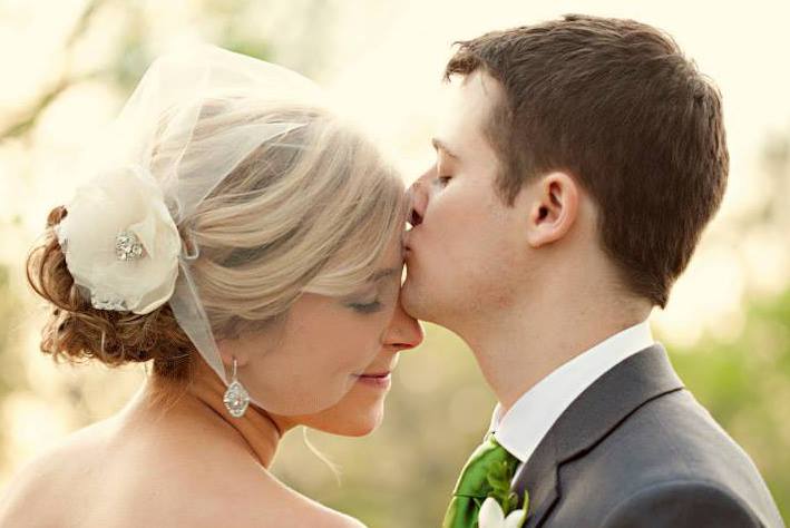 wedding ivory flower veil 2014 ideas