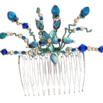 wire wrapped beaded hair comb tutorial by dale armstrong