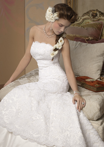 beautiful new wedding dress