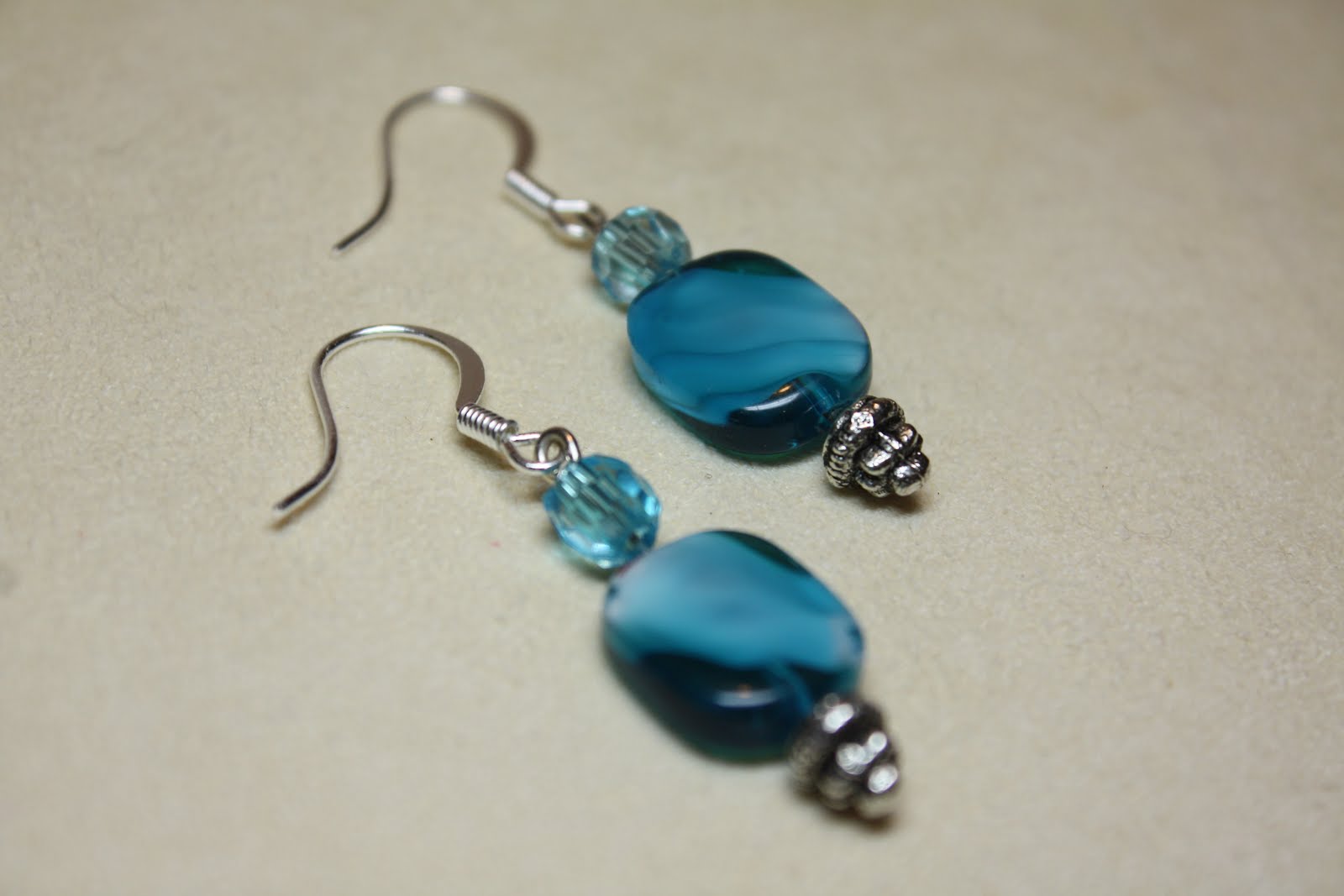 blue silver casual earrings 2014 ideas