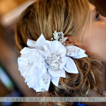 flower style bride hairpiece for girls