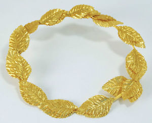 golden leaf headpiece for women