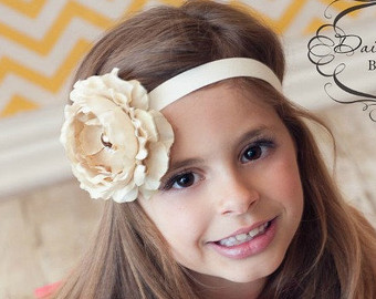 ivery color toddler headband for kid