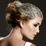 new bride hairpiece for wedding