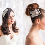 nice bride hairpiece bridal wear