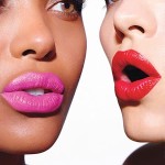 pink and red color bold lipstick