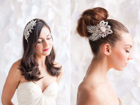 women wear bride hairpiece collection