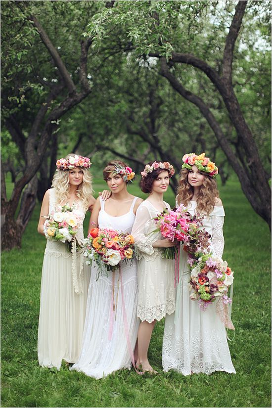 long Bridesmaids Vintage Dress for women