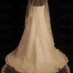 long ivory wedding veil